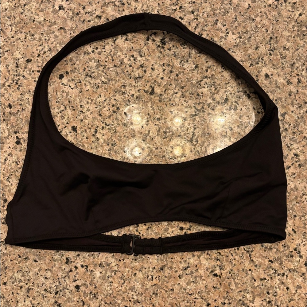SKIMS Dark Brown Bikini Top